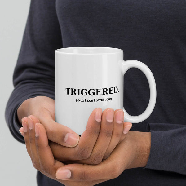 Triggered. mug product mockup