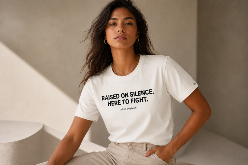 Raised on Silence. Here to Fight