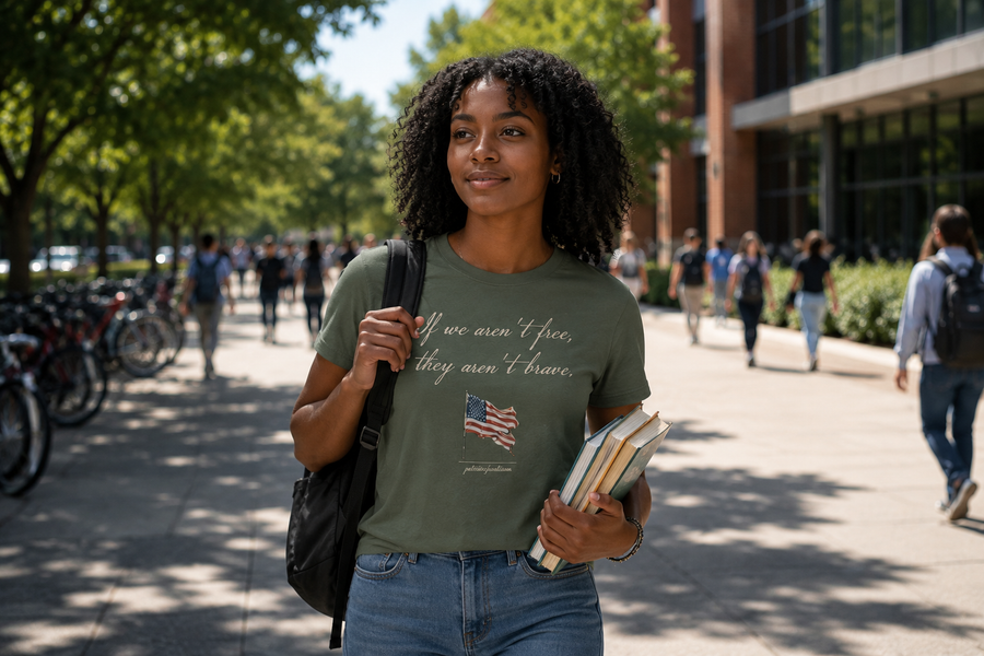 If we aren’t free, they aren’t brave Statement